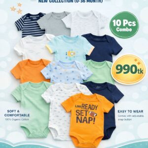 10 Pcs Organic Cotton Made Baby keeper