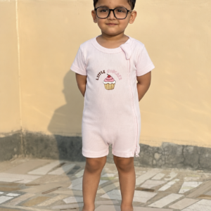 Growie Short Sleeve Zip All In One Romper